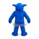 Running Power Blue Furry Monster Mascot Costume
