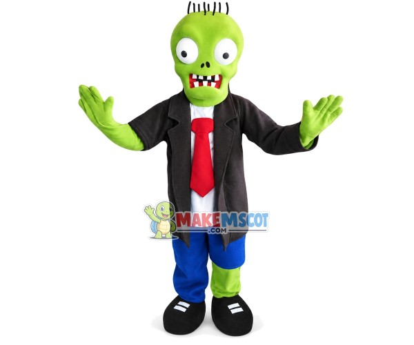 Cartoon Zombie of The Game Mascot Costume Cartoon Zombie of The Game Mascot Costume