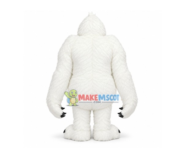 Eyeless Snow Mountain Hair Monster Mascot Costume Eyeless Snow Mountain Hair Monster Mascot Costume