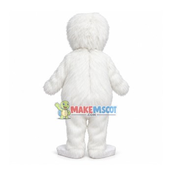 Pure White Long Wool Monkey Mascot Costume Pure White Long Wool Monkey Mascot Costume