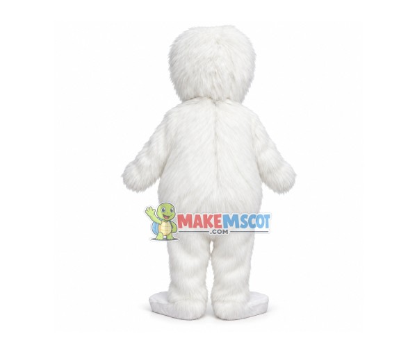 Pure White Long Wool Monkey Mascot Costume Pure White Long Wool Monkey Mascot Costume