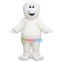 Pure White Long Wool Monkey Mascot Costume