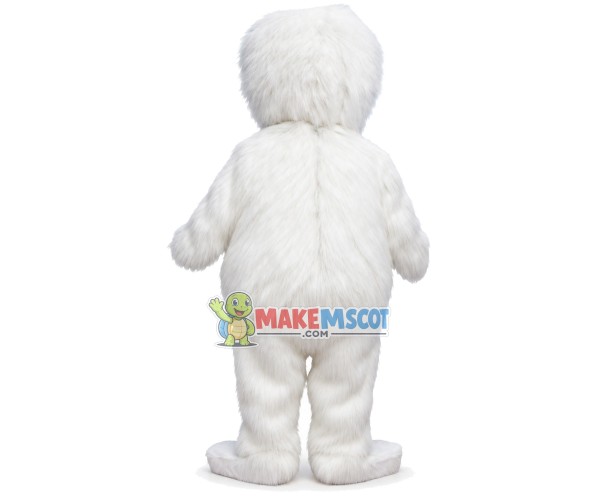Pure White Long Wool Monkey Mascot Costume Pure White Long Wool Monkey Mascot Costume