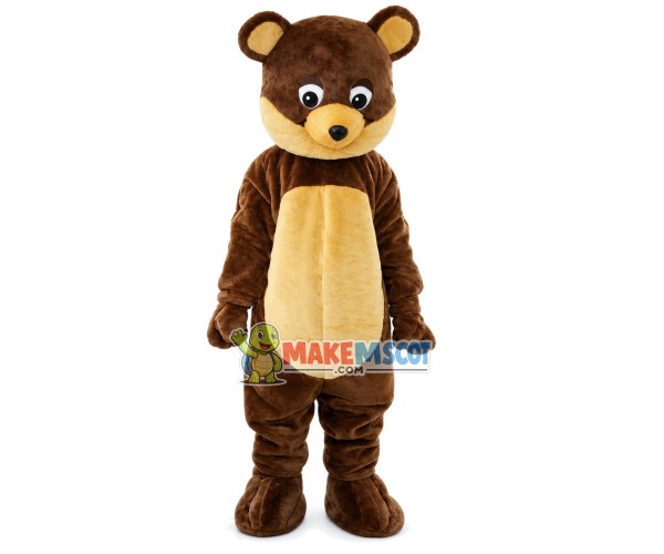 Wreainess Brown Bear Mascot Costume Wreainess Brown Bear Mascot Costume