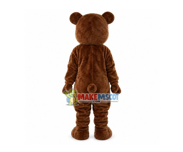 Wreainess Brown Bear Mascot Costume Wreainess Brown Bear Mascot Costume