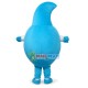 Light Blue Water Drop Cartoon Mascot Costume Light Blue Water Drop Cartoon Mascot Costume