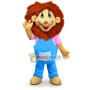 Optimistic Little Lion Kid Mascot Costume