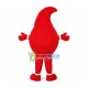 Cartoon Red Water Drop Mascot Costume