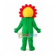 Funny Red Smiling Sunflower Mascot Costume