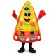 Piece of Vegetable Cheese Pizza Mascot Costume Piece of Vegetable Cheese Pizza Mascot Costume