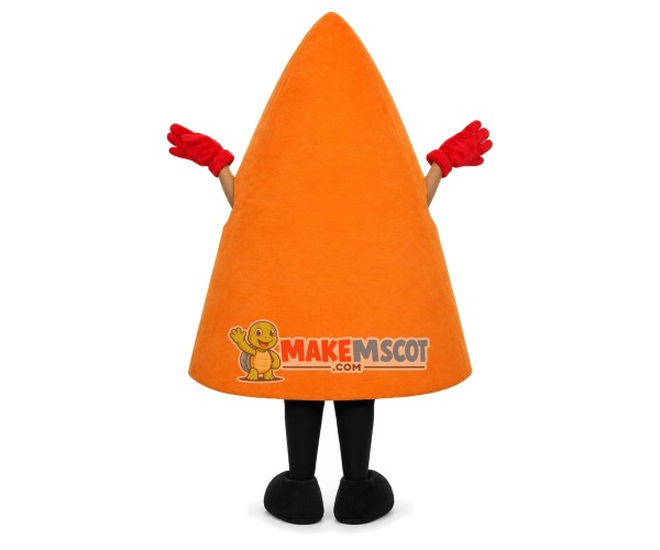 Piece of Vegetable Cheese Pizza Mascot Costume Piece of Vegetable Cheese Pizza Mascot Costume