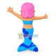Dreamy Pink Haired Mermaid Princess Mascot Costume Dreamy Pink Haired Mermaid Princess Mascot Costume