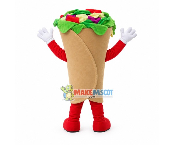 Mexican Chicken Burrito Mascot Costume