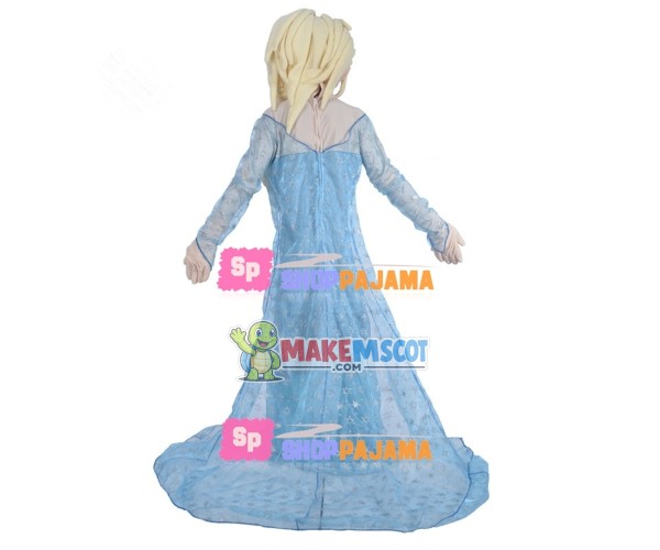 Frozen Magical Snow Princess Elsa Mascot Costume Frozen Magical Snow Princess Elsa Mascot Costume