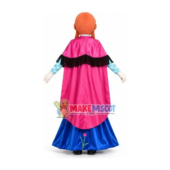 Bright Brave Little Princess Anna Mascot Costume Bright Brave Little Princess Anna Mascot Costume