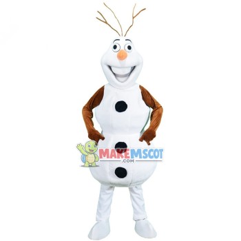 Passionate Snowman Olaf Mascot Costume