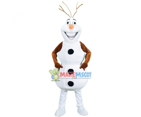 Passionate Snowman Olaf Mascot Costume