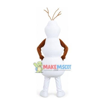 Passionate Snowman Olaf Mascot Costume Passionate Snowman Olaf Mascot Costume