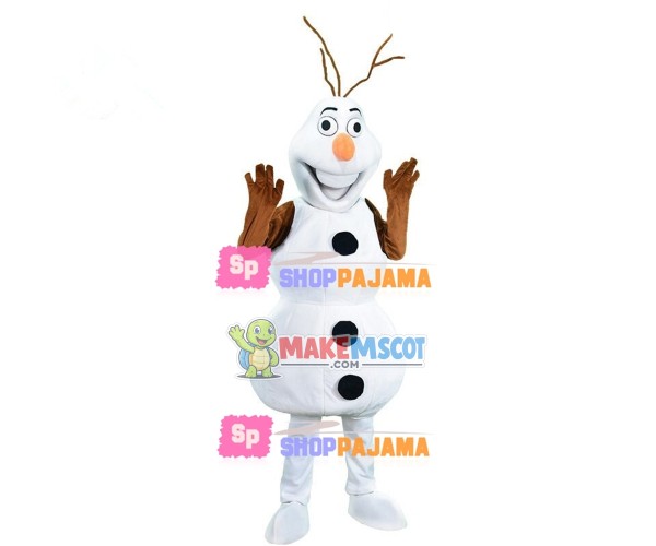 Passionate Snowman Olaf Mascot Costume