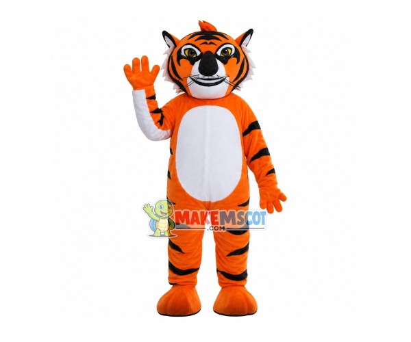 August Adult Tiger Mascot Costume