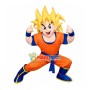 Power Blond Son Goku Cartoon Mascot Costume
