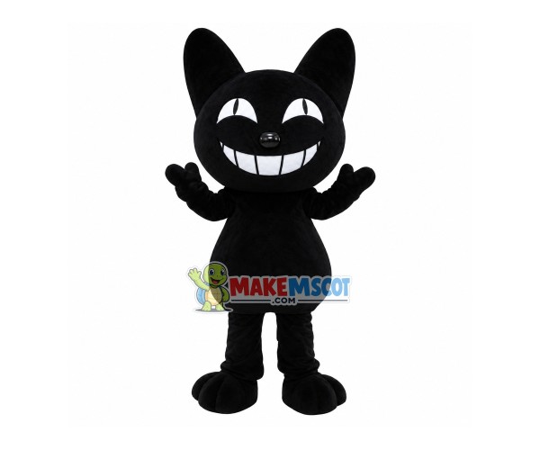Adult Size Black Cat Mascot Costume