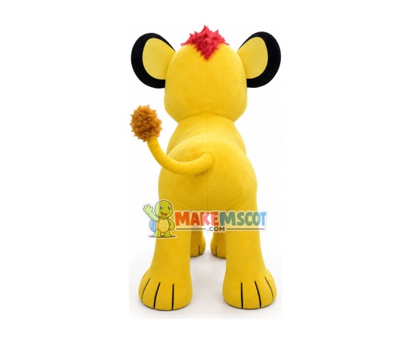 Growing Up Innocent Simba Cub Mascot Costume