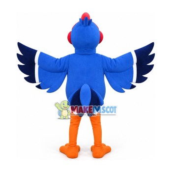 Chirping Blue Bird Mascot Lightweight Costume Chirping Blue Bird Mascot Lightweight Costume