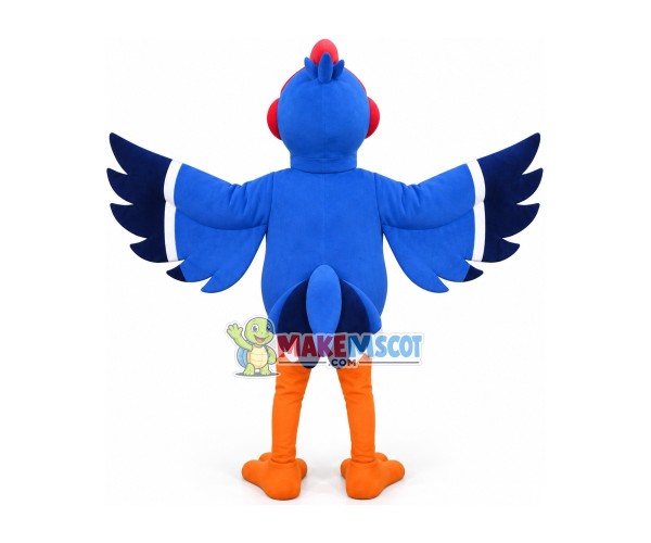 Chirping Blue Bird Mascot Lightweight Costume Chirping Blue Bird Mascot Lightweight Costume