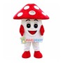 Bright Red Small Mushroom Mascot Costume