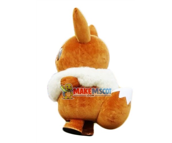Eevee Pokemon Soft Cartoon Mascot Costume