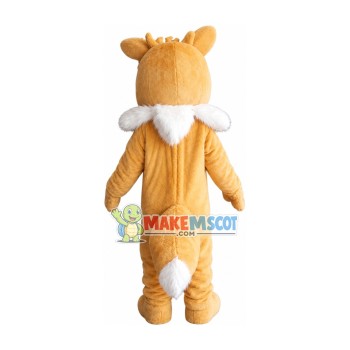 Cute Pokemon Eevee Mascot Costume for Adult Cute Pokemon Eevee Mascot Costume for Adult