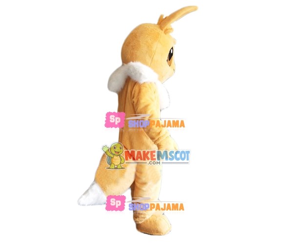 Cute Pokemon Eevee Mascot Costume for Adult