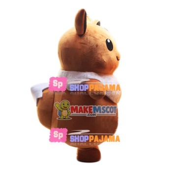 Second Version Eevee Pokemon Mascot Costume Second Version Eevee Pokemon Mascot Costume