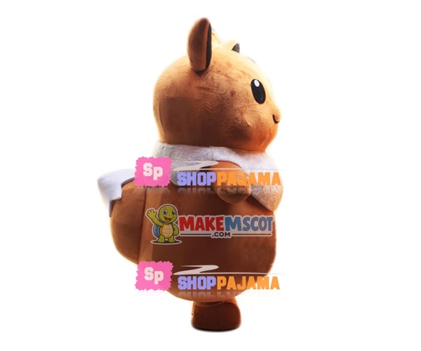 Second Version Eevee Pokemon Mascot Costume Second Version Eevee Pokemon Mascot Costume