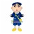 Blue Crayon Shin-chan With School Bag Mascot Costume