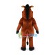 Ferocious Brown Boar Mascot Adult Costume