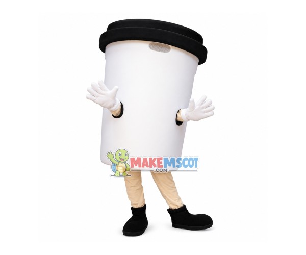 Environmentally Friendly Paper Cup Mascot Costume Environmentally Friendly Paper Cup Mascot Costume