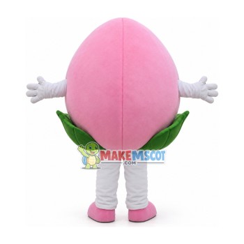 Ripe Juicy Peach Mascot Costume Ripe Juicy Peach Mascot Costume