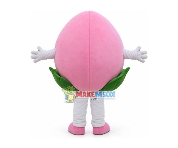Ripe Juicy Peach Mascot Costume Ripe Juicy Peach Mascot Costume