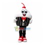 Sweet Creamy Cherry Cake Mascot Costume
