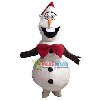 Christmas Snowman Olaf Mascot Costume