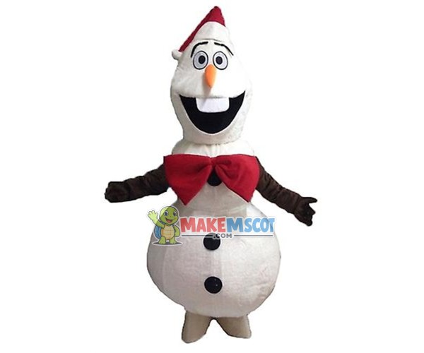 Christmas Snowman Olaf Mascot Costume