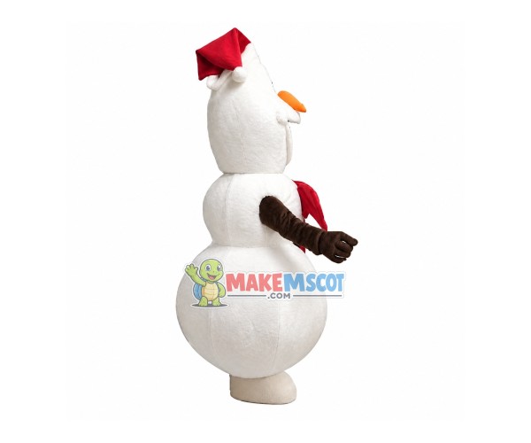 Christmas Snowman Olaf Mascot Costume
