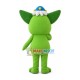 Fanged Green Monocular Mascot Cartoon Costume Fanged Green Monocular Mascot Cartoon Costume