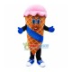 Melted Strawberry Cone Mascot Costume Melted Strawberry Cone Mascot Costume