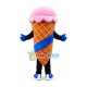 Melted Strawberry Cone Mascot Costume Melted Strawberry Cone Mascot Costume