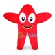 All Red Interesting Starfish Mascot Costume All Red Interesting Starfish Mascot Costume