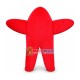 All Red Interesting Starfish Mascot Costume All Red Interesting Starfish Mascot Costume