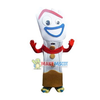 Tableware Toy Fork Mascot Cartoon Costume Tableware Toy Fork Mascot Cartoon Costume